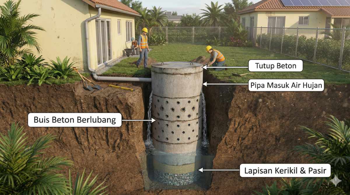 cara pemasangan buis beton