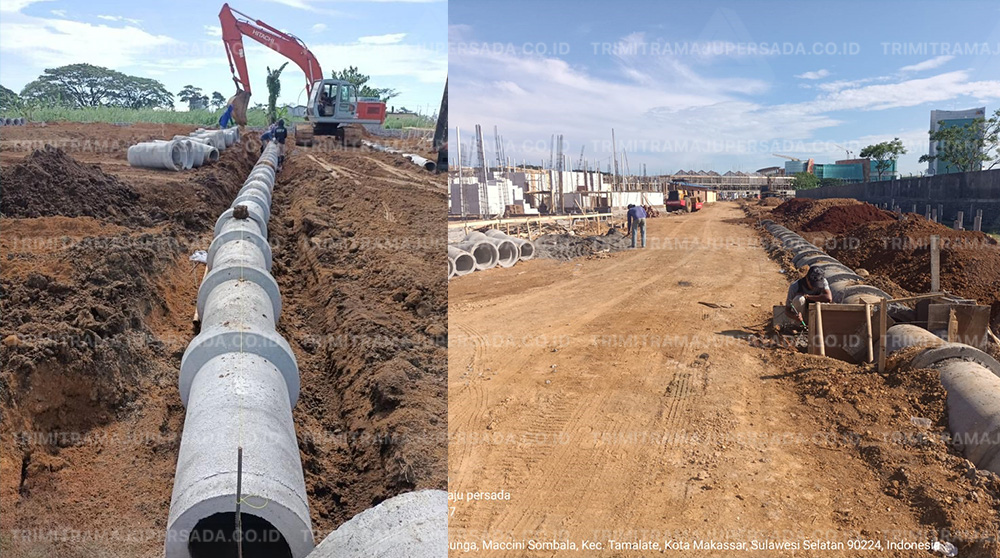 jasa pemasangan pipa beton bertulang (rcp) sulawesi